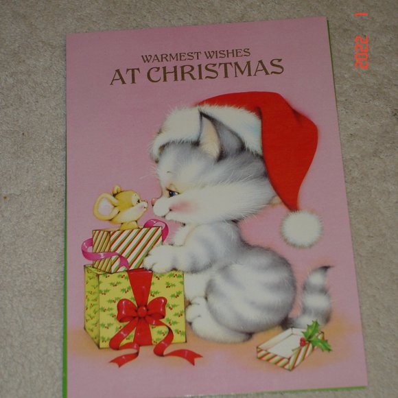 Vintage Children's Christmas Greeting Card 11.5" X 8" Brand New condition - Picture 3 of 6